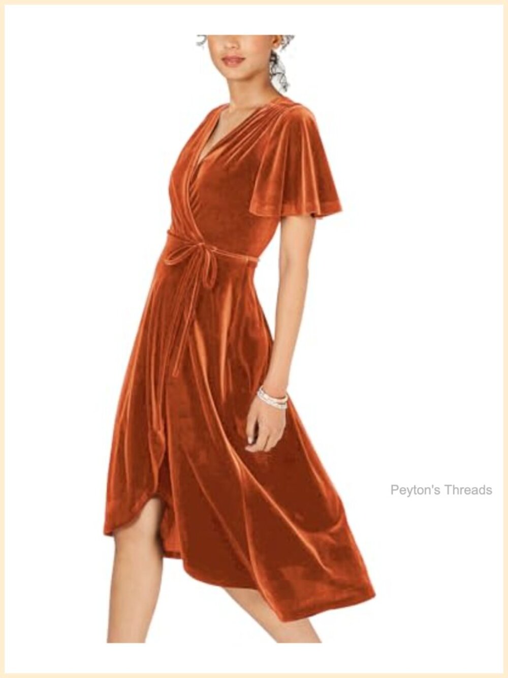 Velvet Pleated Wrap Tie Waist Midi Dress Plus Size High Low Hem